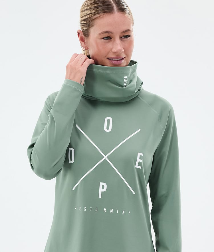 Dope Snuggle W Base Layer Top Women 2X-Up Faded Green, Image 2 of 7