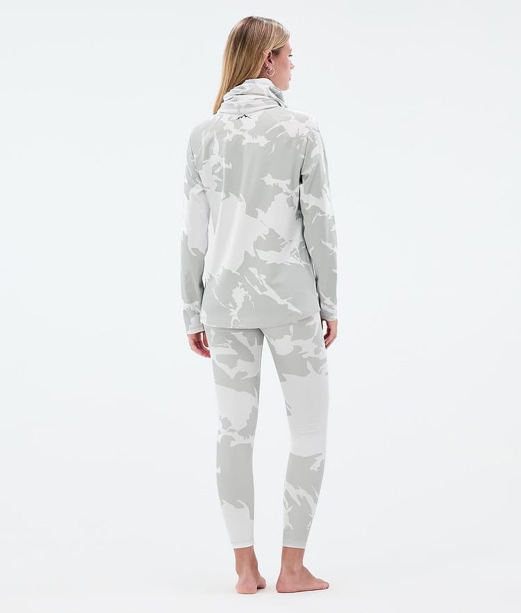 Dope Snuggle W Base Layer Top Women 2X-Up Grey Camo, Image 3 of 6