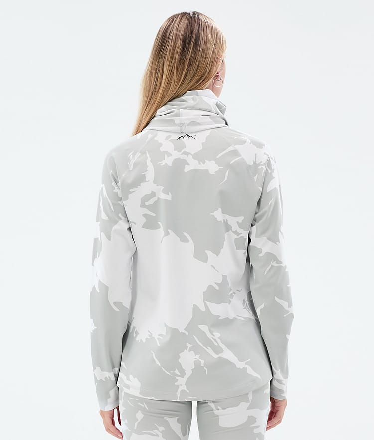 Dope Snuggle W Base Layer Top Women 2X-Up Grey Camo, Image 4 of 6