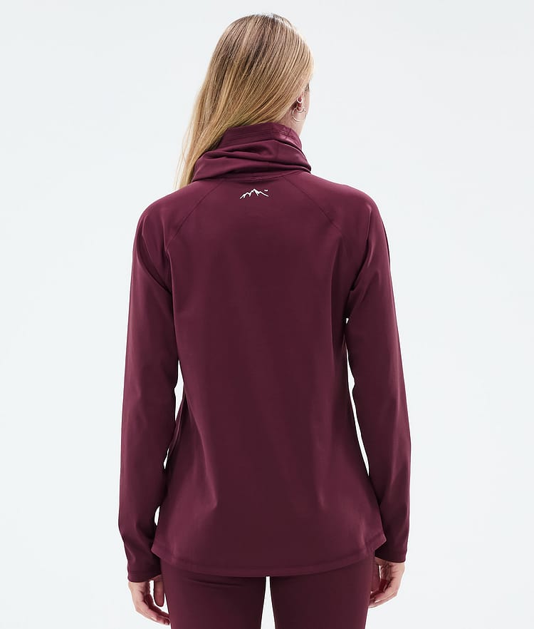 Dope Snuggle W Base Layer Top Women 2X-Up Burgundy, Image 5 of 7