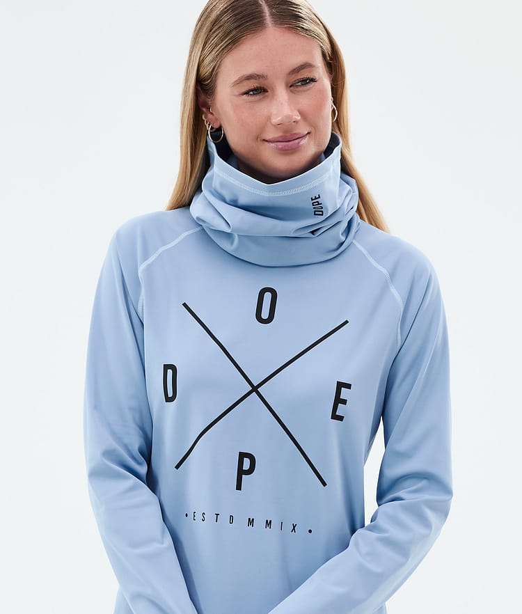 Dope Snuggle W Base Layer Top Women 2X-Up Light Blue, Image 2 of 7