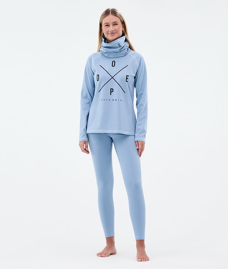 Dope Snuggle W Base Layer Top Women 2X-Up Light Blue, Image 3 of 7