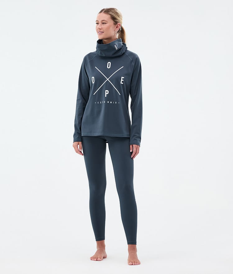 Dope Snuggle W Base Layer Pant Women 2X-Up Metal Blue, Image 3 of 7