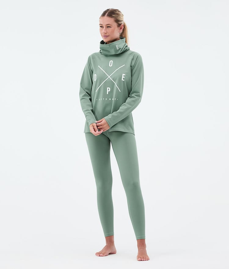 Dope Snuggle W Base Layer Pant Women 2X-Up Faded Green, Image 3 of 7