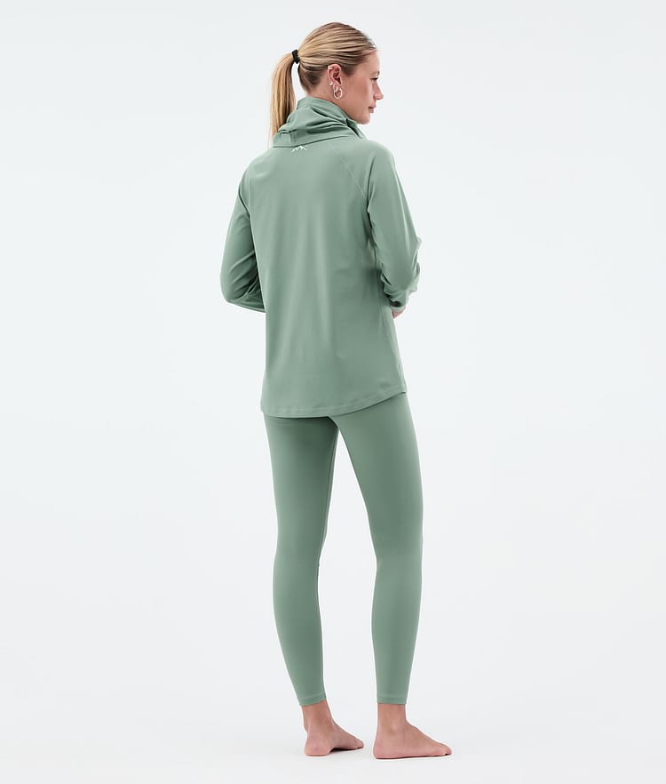 Dope Snuggle W Base Layer Pant Women 2X-Up Faded Green, Image 4 of 7