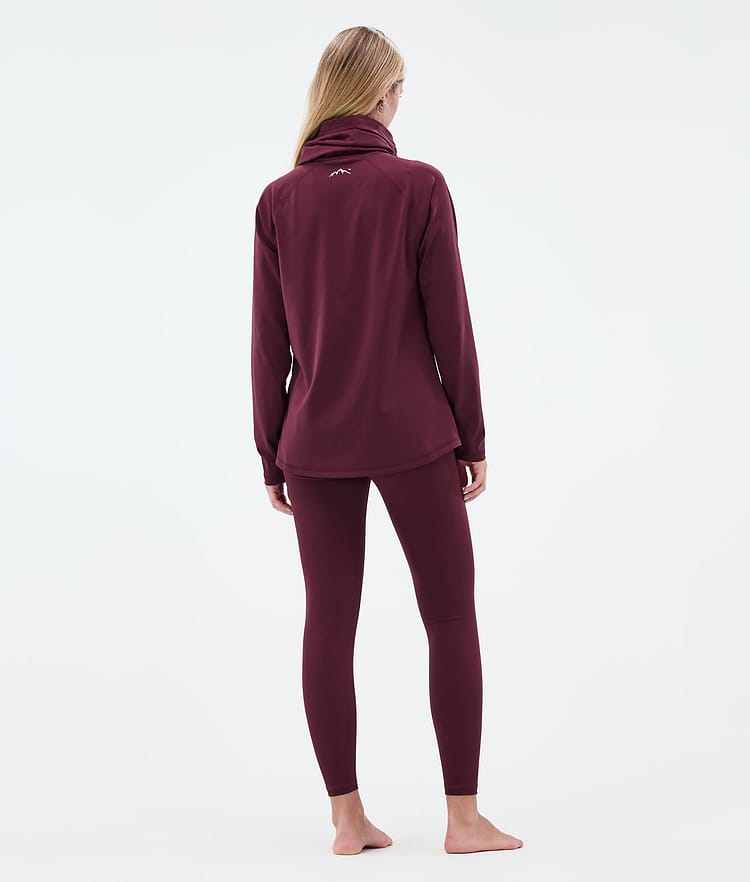Dope Snuggle W Base Layer Pant Women 2X-Up Burgundy, Image 4 of 7