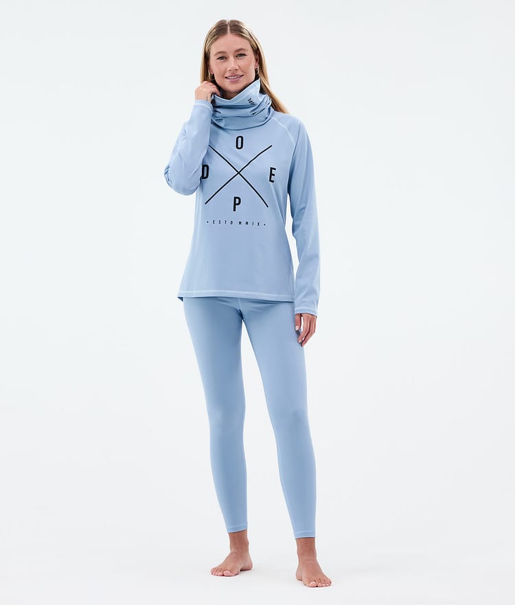 Dope Snuggle W Base Layer Pant Women 2X-Up Light Blue, Image 3 of 7