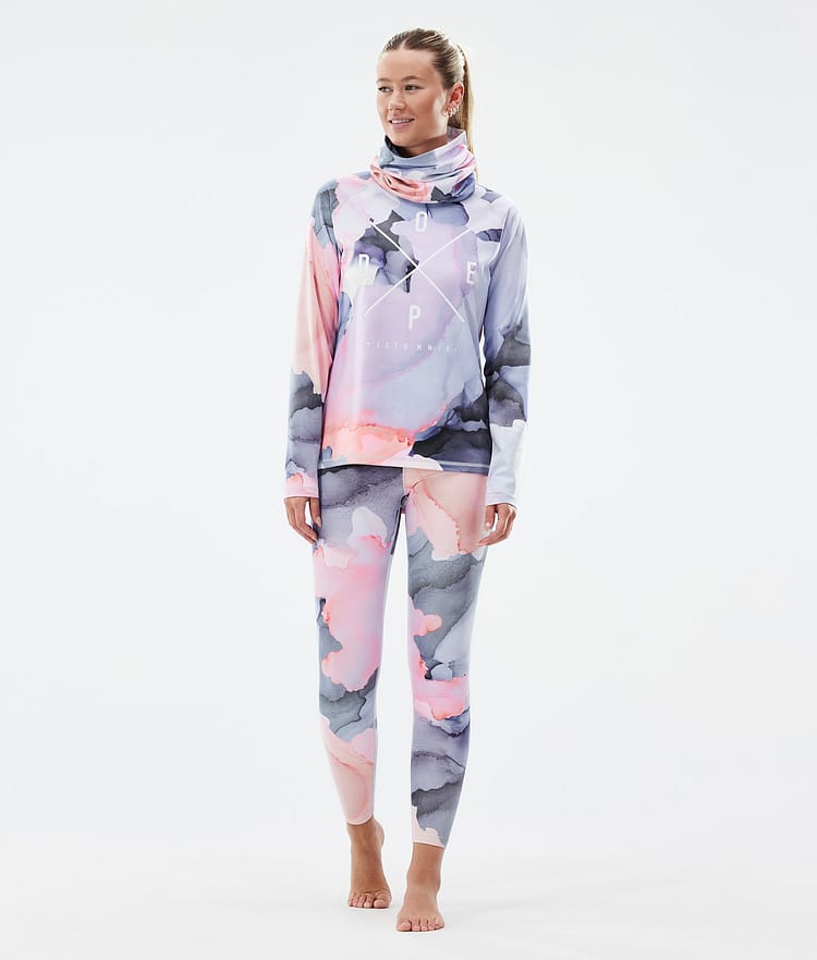 Dope Snuggle W Base Layer Pant Women 2X-Up Blot Peach, Image 3 of 7