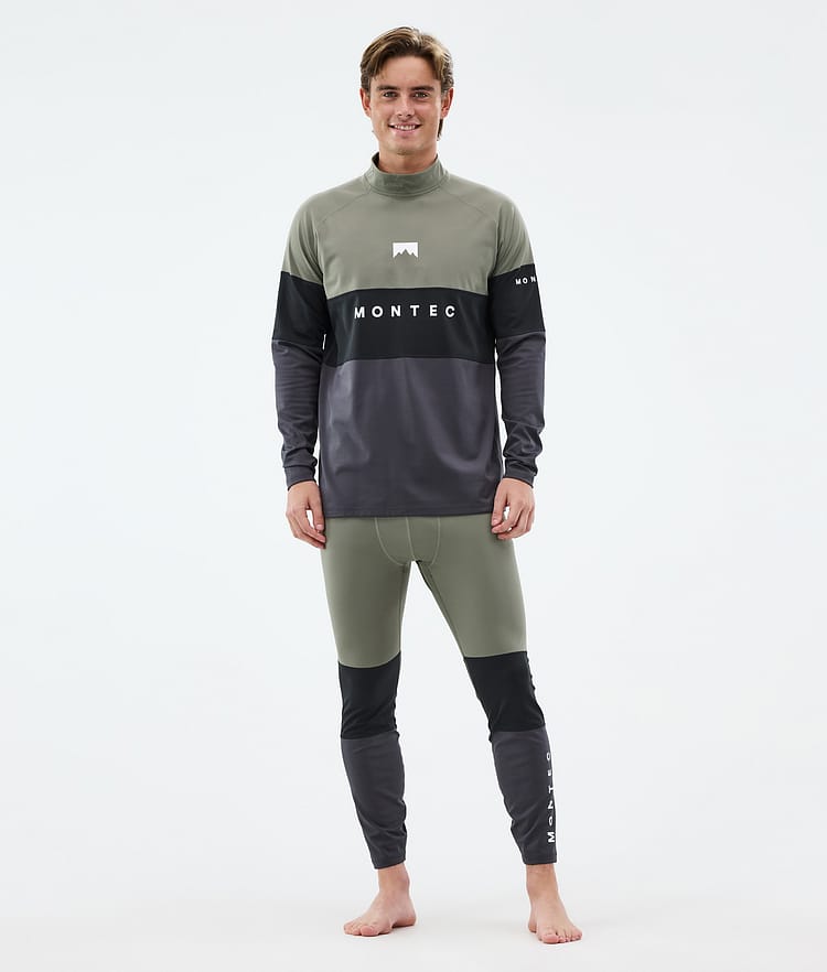 Montec Alpha Base Layer Pant Men Greenish/Black/Phantom, Image 3 of 7