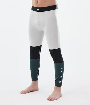 Montec Alpha Base Layer Pant Light Grey/Black/Dark Atlantic