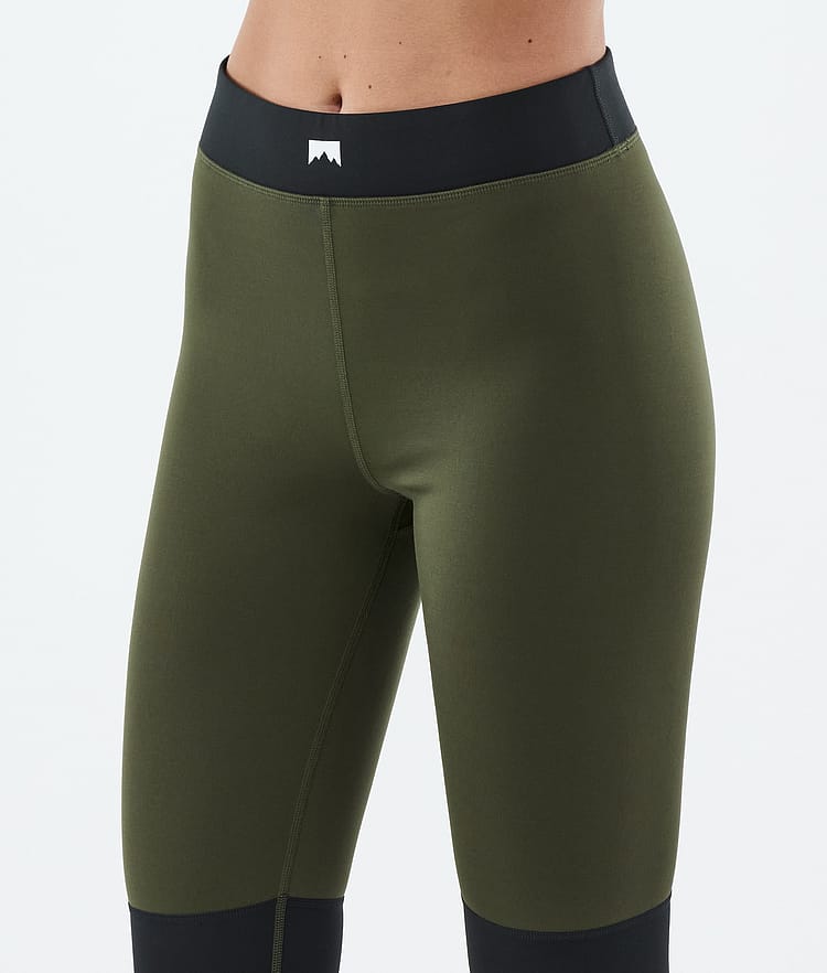 Alpha W Base Layer Pant Women Olive Green/Black/Greenish, Image 5 of 7