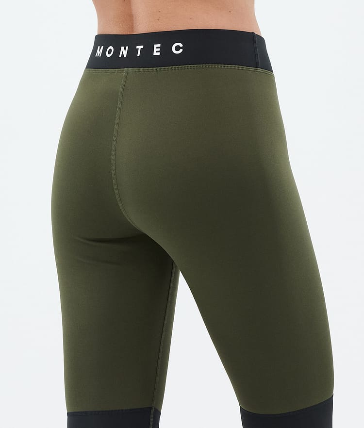Alpha W Base Layer Pant Women Olive Green/Black/Greenish, Image 6 of 7