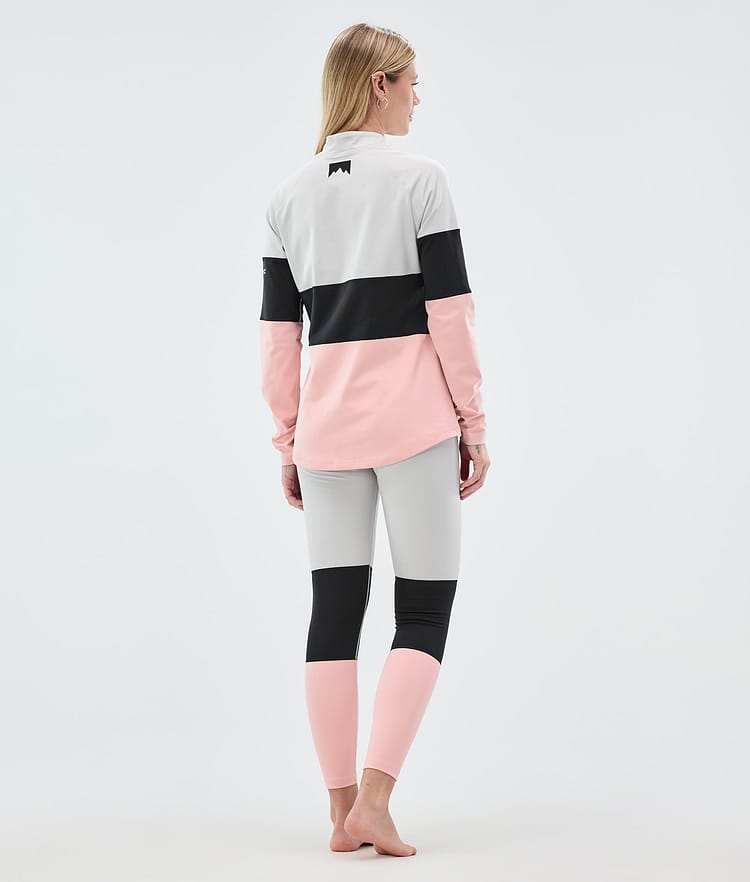 Alpha W Base Layer Pant Women Light Grey/Black/Soft Pink, Image 4 of 7