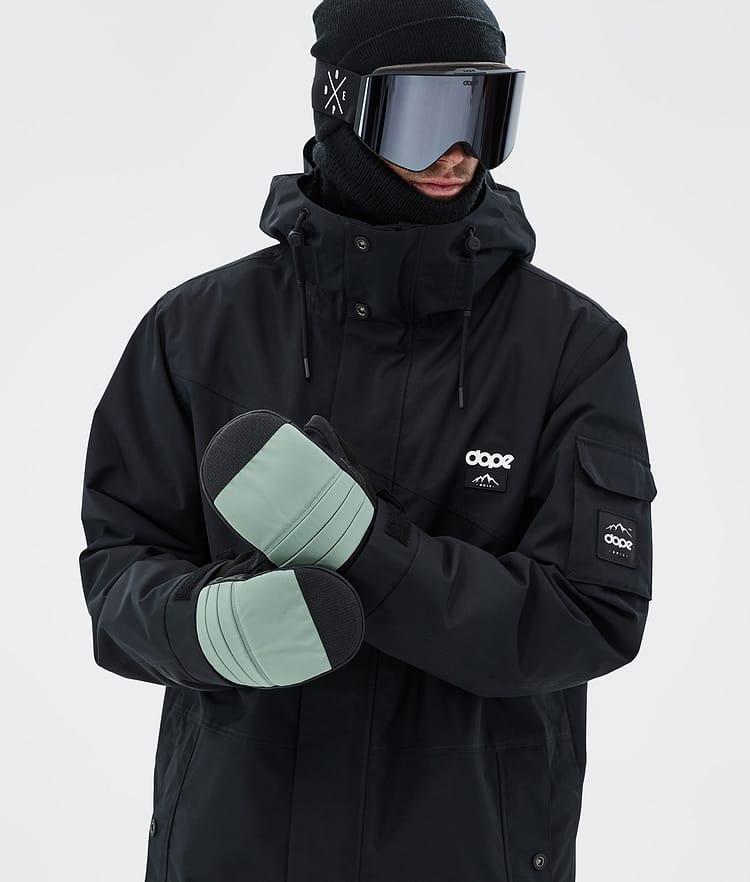 Dope Ace 24 Snow Mittens Faded Green, Image 4 of 5