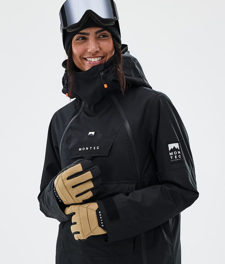 Montec Kilo 2024 Ski Gloves Gold, Image 3 of 5