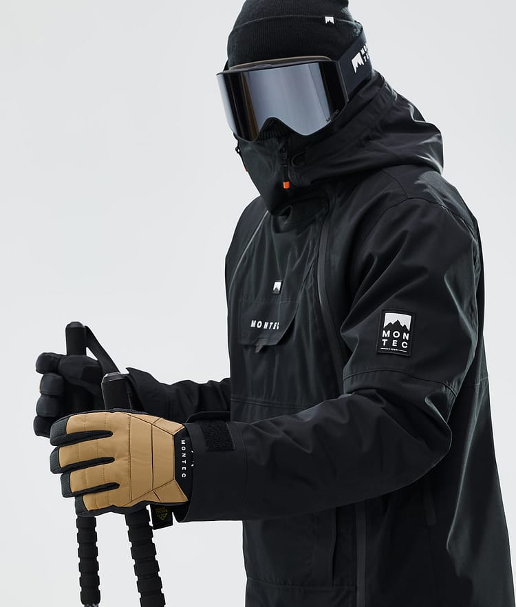 Montec Kilo 2024 Ski Gloves Gold, Image 4 of 5