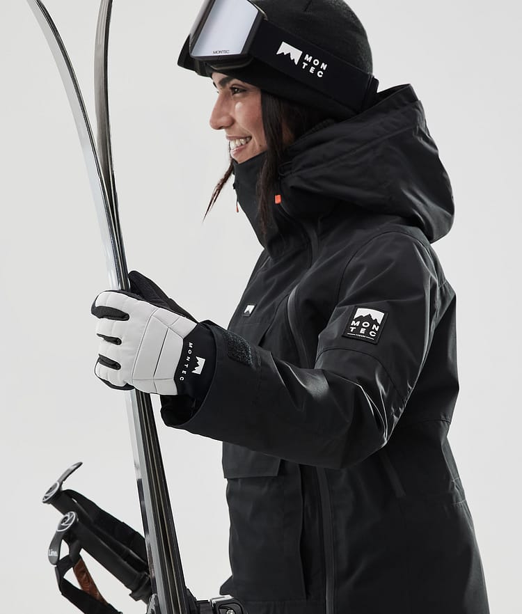 Montec Kilo 2024 Ski Gloves Light Grey, Image 3 of 5