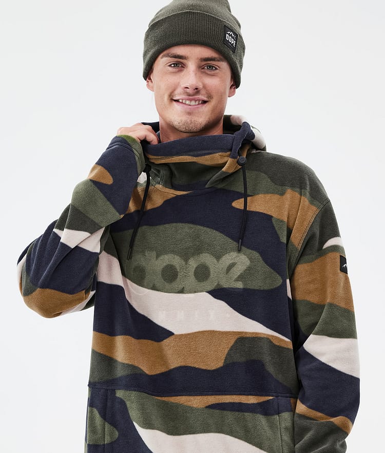 Dope Cozy II Fleece Hoodie Men Shards Gold Green, Image 2 of 7