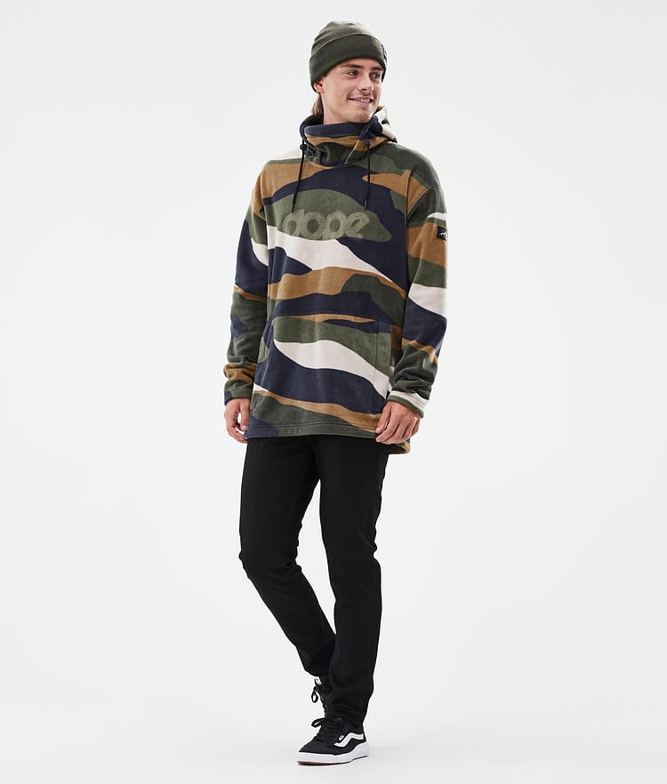 Dope Cozy II Fleece Hoodie Men Shards Gold Green, Image 3 of 7