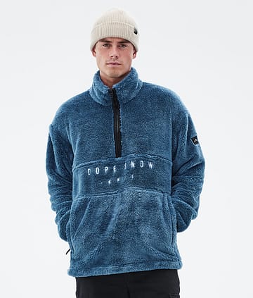 Dope Pile Fleece Sweater Blue Steel