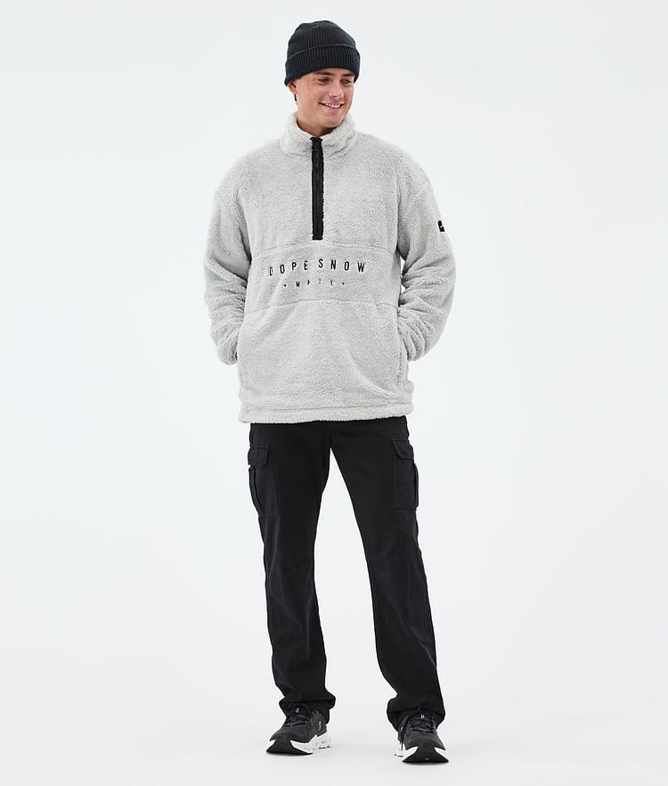 Dope Pile Fleece Sweater Men Light Grey, Image 3 of 7