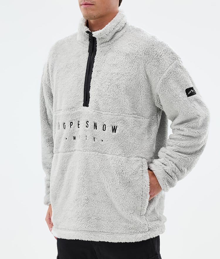 Dope Pile Fleece Sweater Men Light Grey, Image 7 of 7