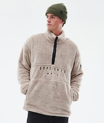 Dope Pile Fleece Sweater Sand