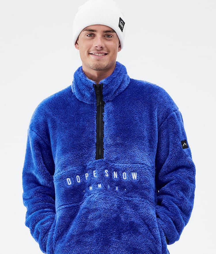Dope Pile Fleece Sweater Men Cobalt Blue, Image 2 of 7