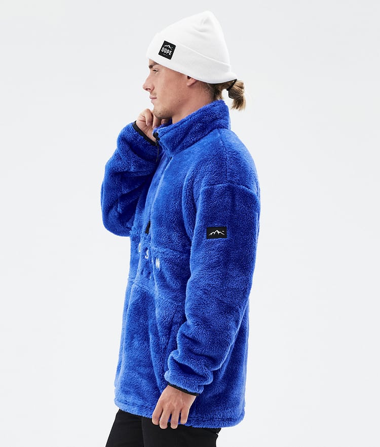 Dope Pile Fleece Sweater Men Cobalt Blue, Image 5 of 7