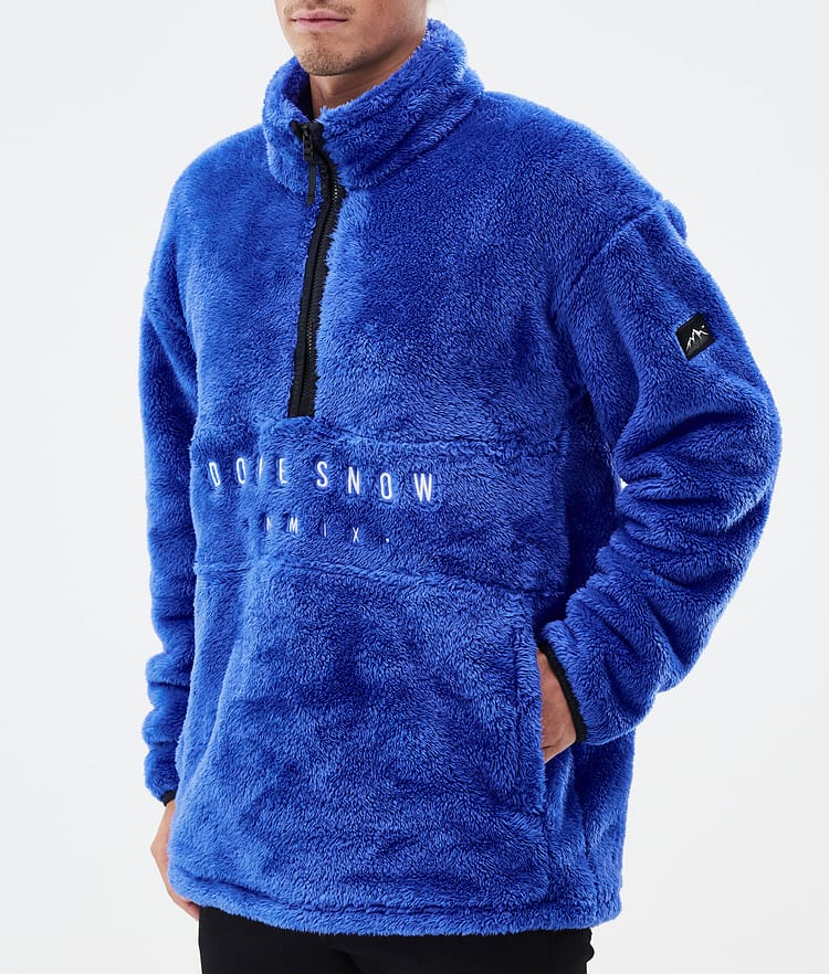 Dope Pile Fleece Sweater Men Cobalt Blue, Image 7 of 7