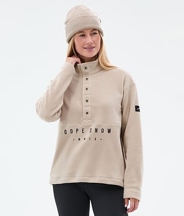 Dope Comfy W Fleece Sweater Sand Renewed