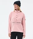 Dope Comfy W Fleece Sweater Women Soft Pink