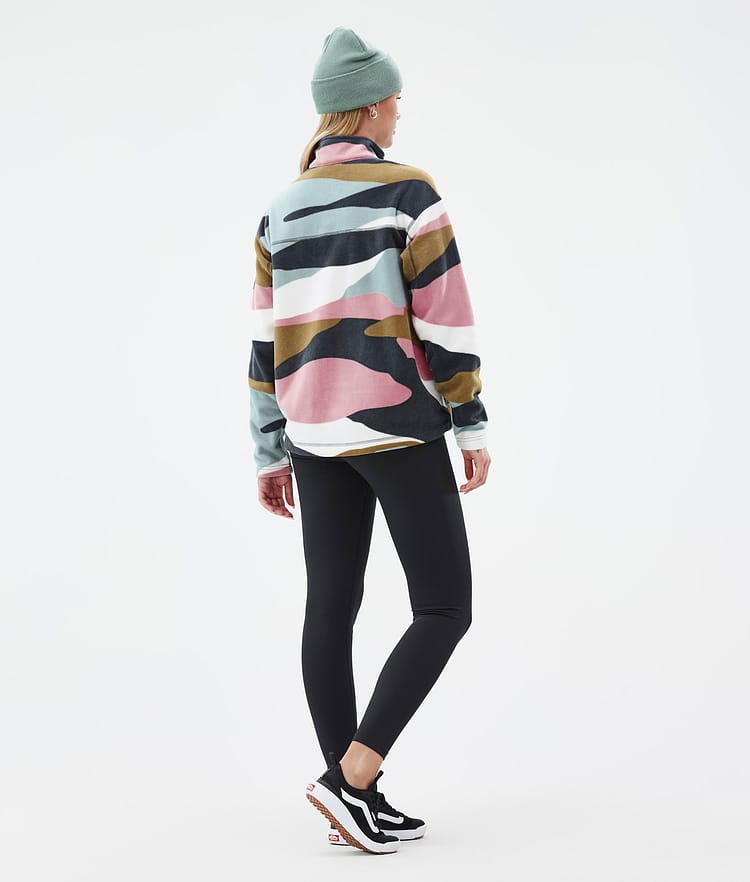 Dope Comfy W Fleece Sweater Women Shards Gold Muted Pink, Image 4 of 6