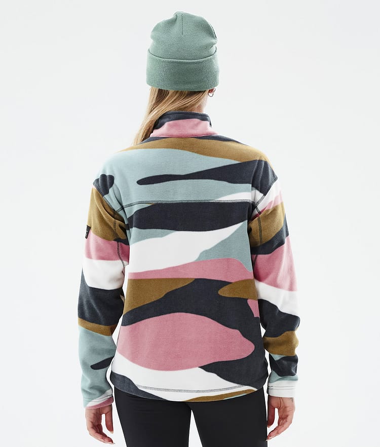 Dope Comfy W Fleece Sweater Women Shards Gold Muted Pink, Image 6 of 6