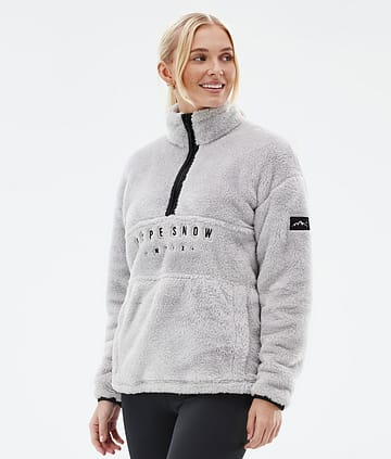 Dope Pile W Fleece Sweater Light Grey