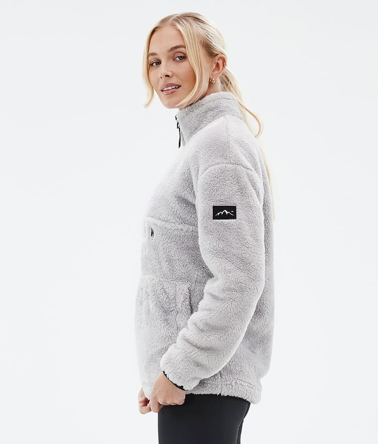 Dope Pile W Fleece Sweater Women Light Grey, Image 5 of 7