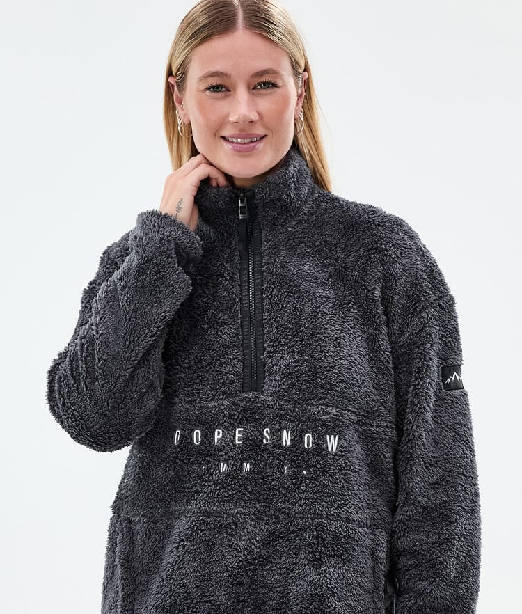 Dope Pile W Fleece Sweater Women Phantom, Image 2 of 7