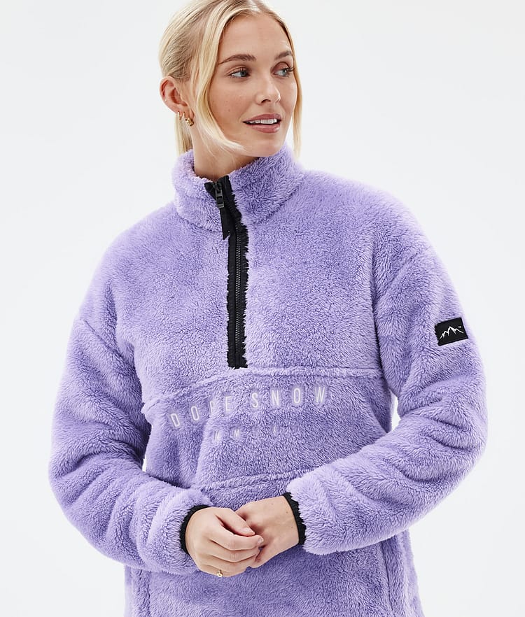Dope Pile W Fleece Sweater Women Faded Violet, Image 2 of 7