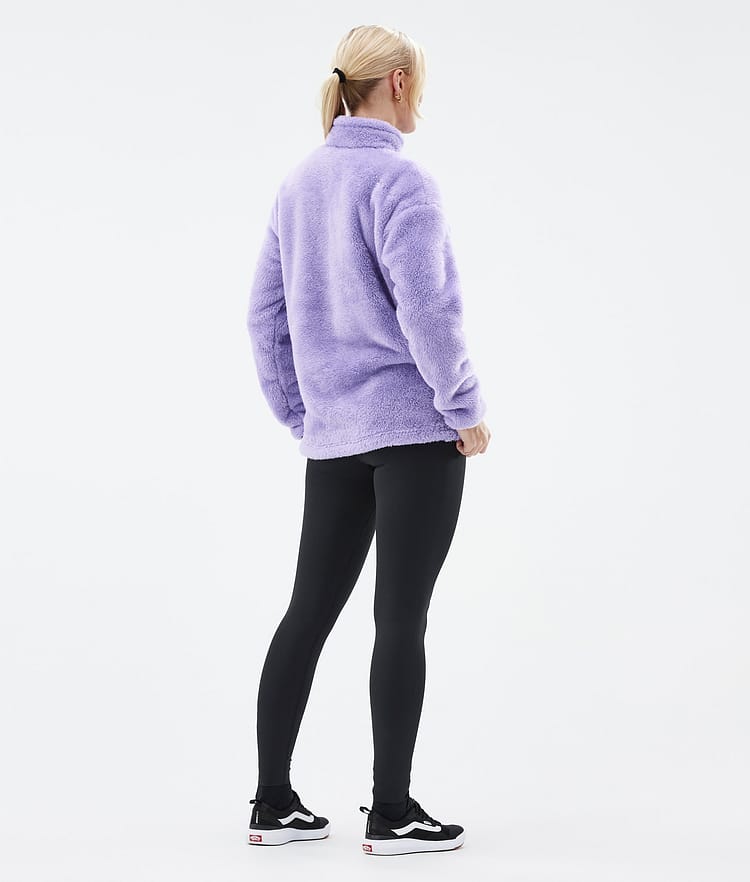 Dope Pile W Fleece Sweater Women Faded Violet, Image 4 of 7
