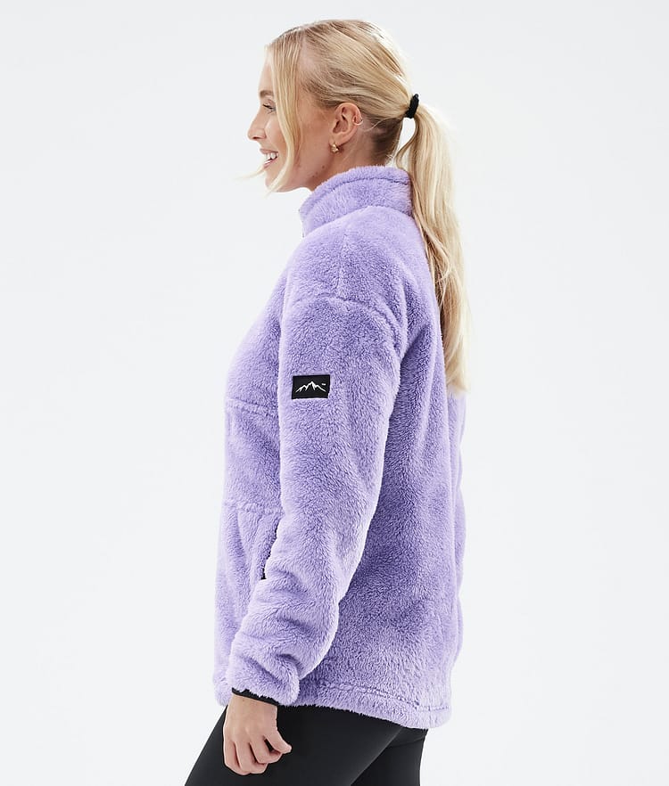 Dope Pile W Fleece Sweater Women Faded Violet, Image 5 of 7