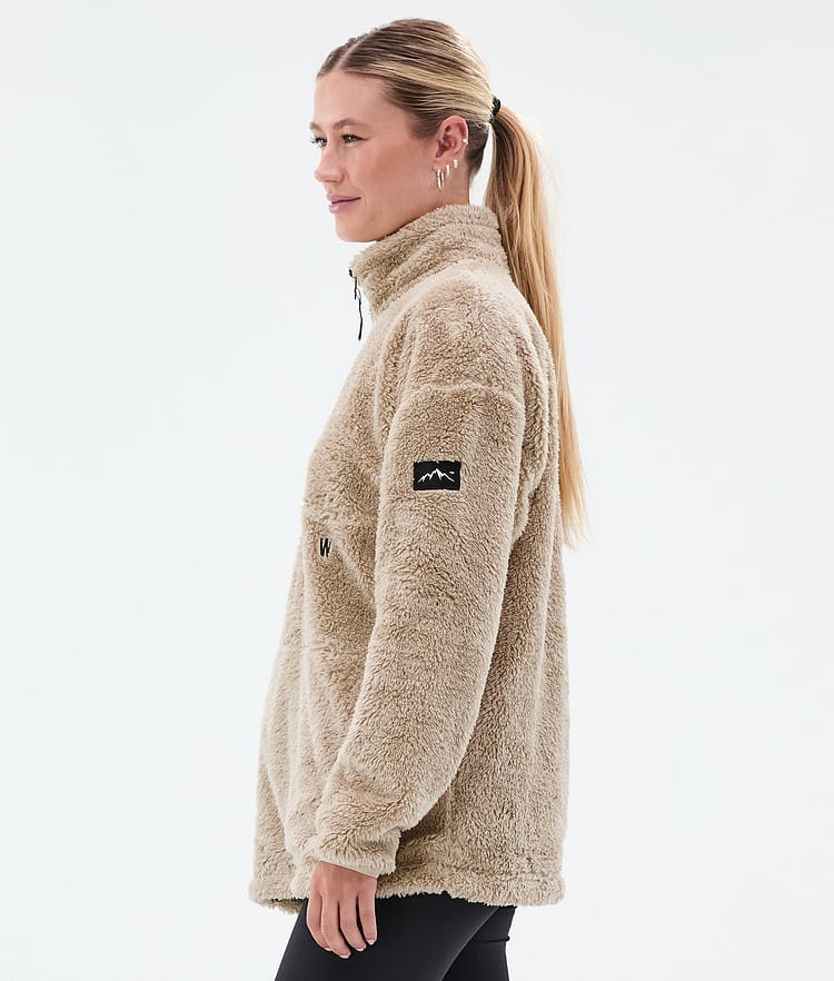 Dope Pile W Fleece Sweater Women Sand, Image 5 of 7