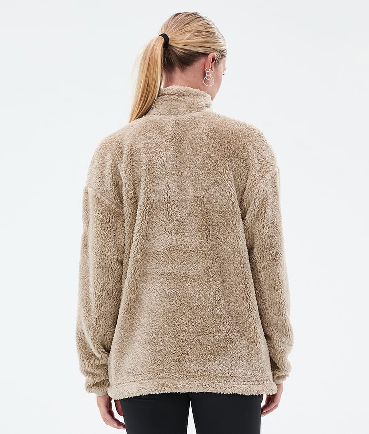Dope Pile W Fleece Sweater Women Sand, Image 6 of 7