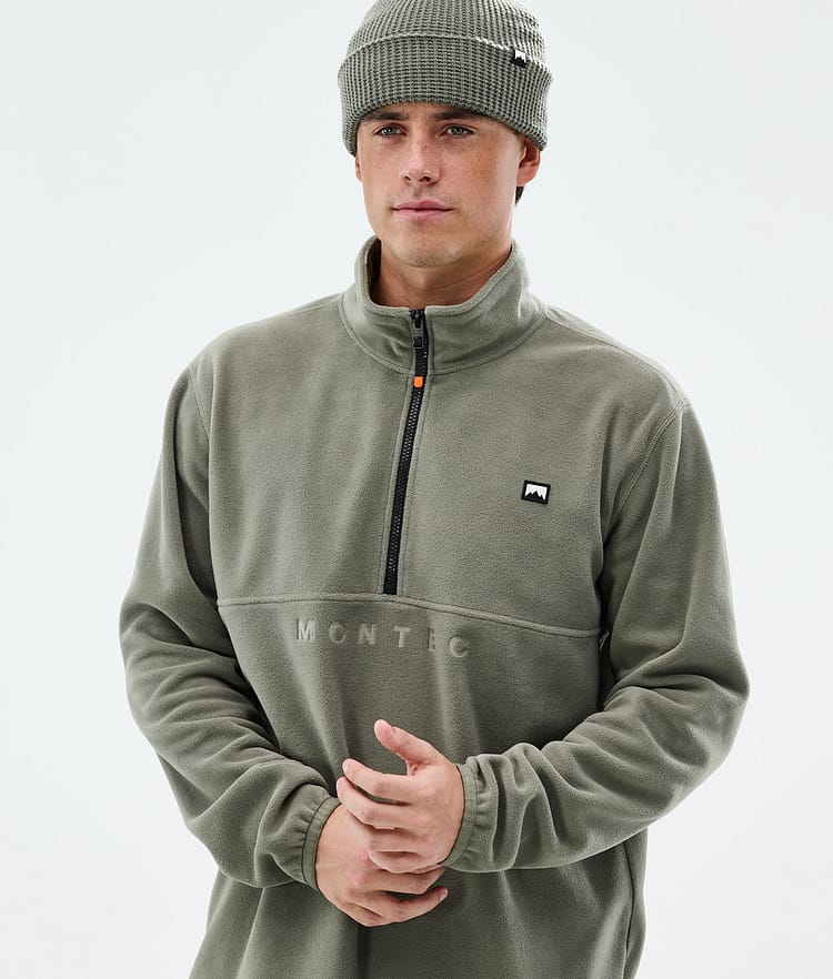 Montec Echo Fleece Sweater Men Greenish, Image 2 of 5
