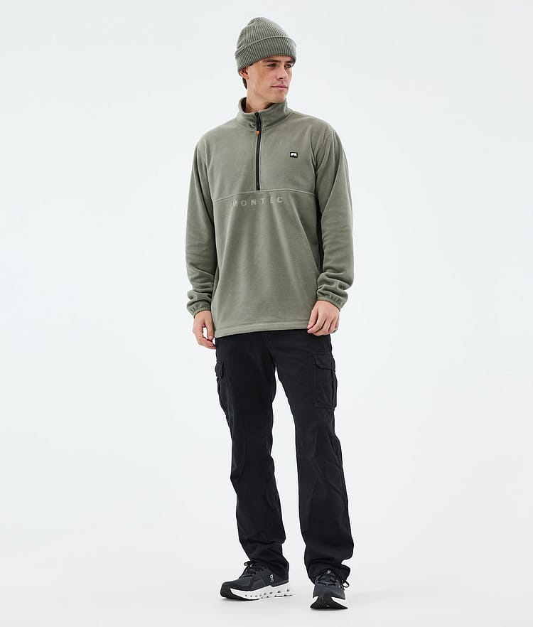 Montec Echo Fleece Sweater Men Greenish, Image 3 of 5