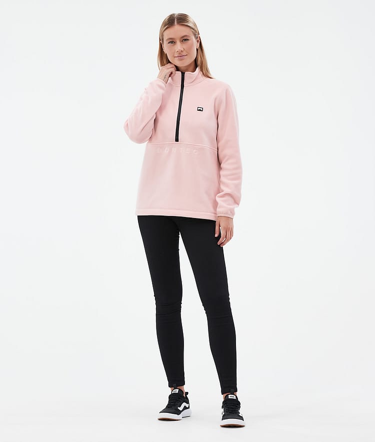 Montec Echo W Fleecová Mikina Dámské Soft Pink, Image 3 of 5
