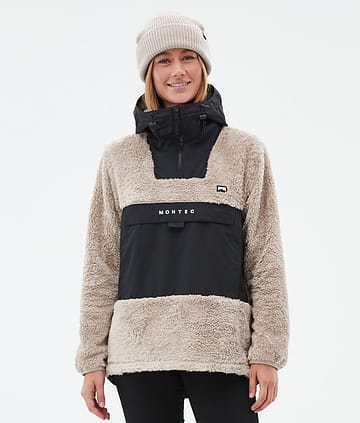 Montec Lima W Fleece Hoodie Sand/Black