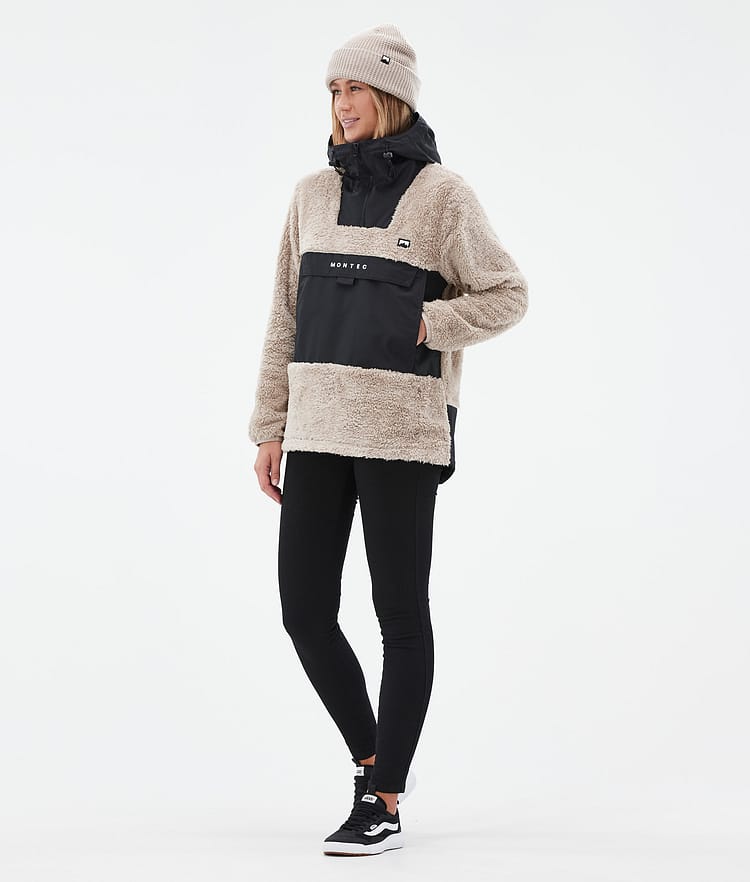 Montec Lima W Fleece Hoodie Women Sand/Black, Image 3 of 8