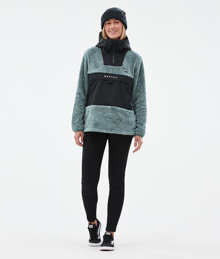Montec Lima W Fleece Hoodie Women Atlantic/Black, Image 3 of 8