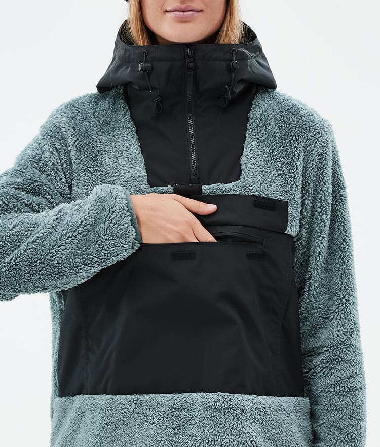 Montec Lima W Fleece Hoodie Women Atlantic/Black, Image 8 of 8
