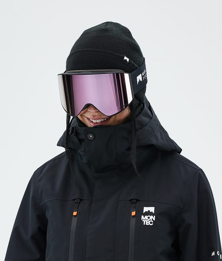 Montec Scope Ski Goggles Black/Rose Mirror, Image 2 of 6